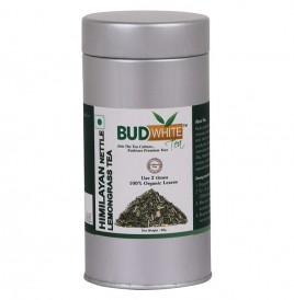 Bud White Himalayan Nettle Lemongrass Tea  Tin  50 grams